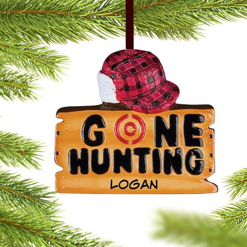 Personalized 'Gone Hunting'