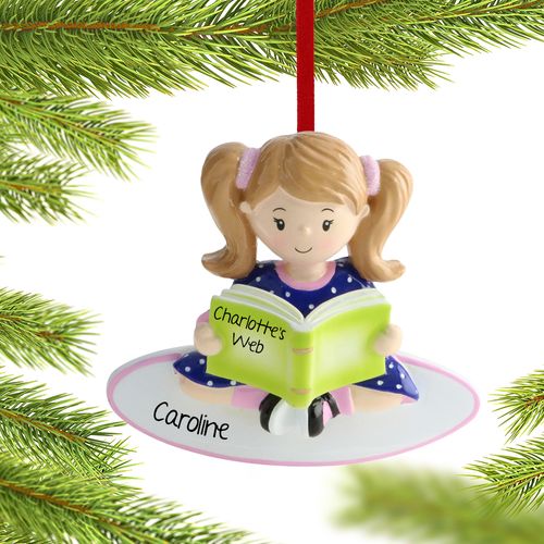 Personalized Reading Girl