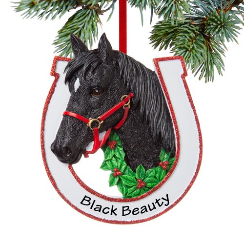 Personalized Black Horse