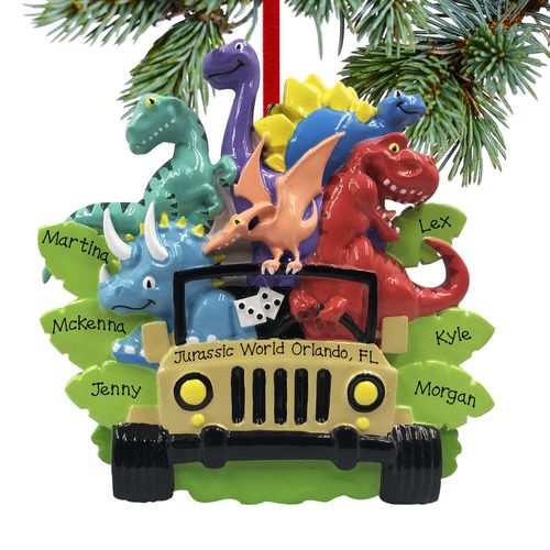 Personalized Dino Family of 6