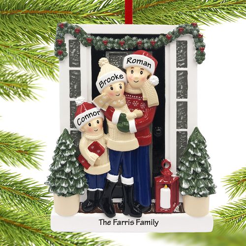 Personalized Farm House Family of 3