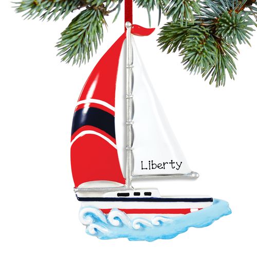 Personalized Sailboat