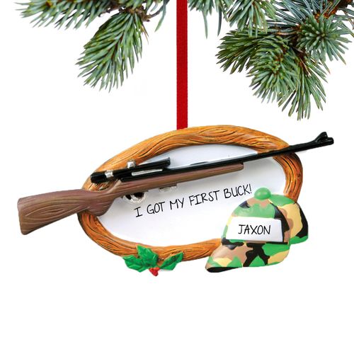 Hunting Rifle Holiday Ornament