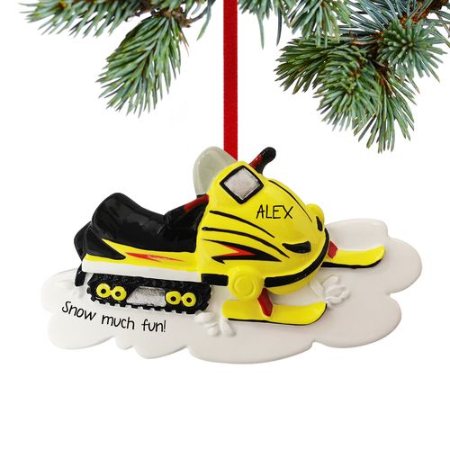 Snowmobile Holiday Ornament