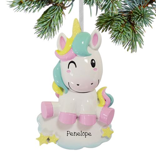 Unicorn Holiday Ornament