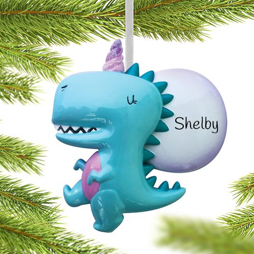 Dinocorn Holiday Ornament