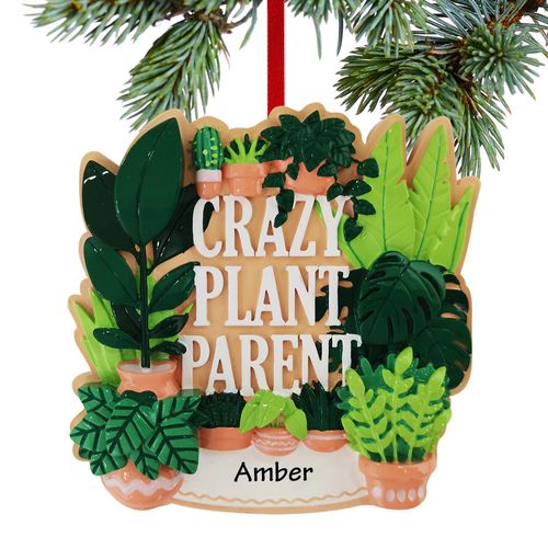 Crazy Plant Parent Holiday Ornament