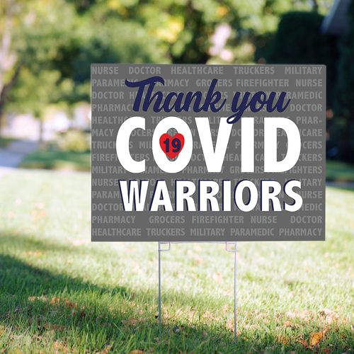 Covid Warriors Yard Sign