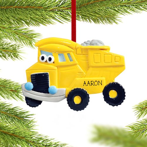 Personalized Dump Truck with Eyes