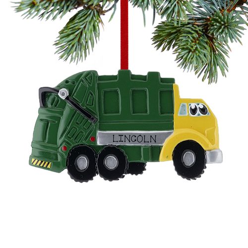 Personalized Garbage Truck with Eyes