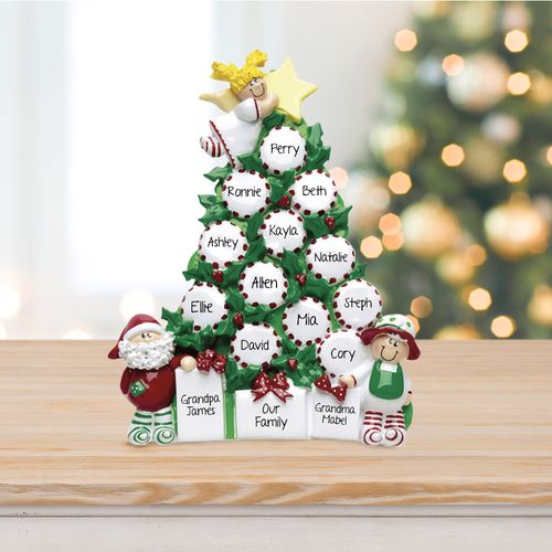 Personalized Peppermint Tree Up To 15 Table Decoration