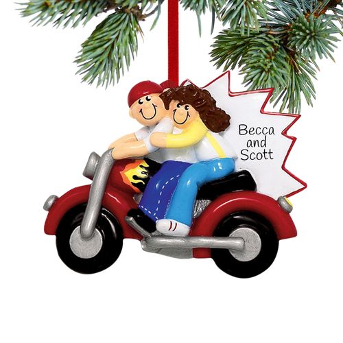 Personalized Motorcycle Couple