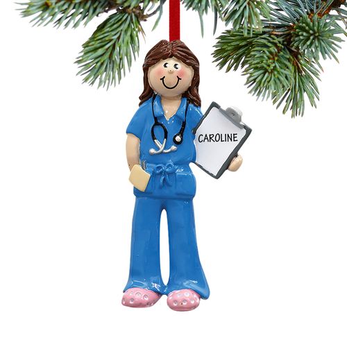 Personalized Female Physician Assistant, Nurse, EMT