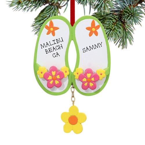 Personalized Flower Sandals