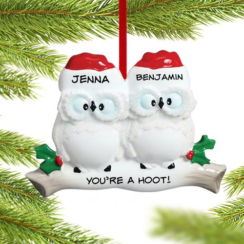 Personalized Wise Owl Couple