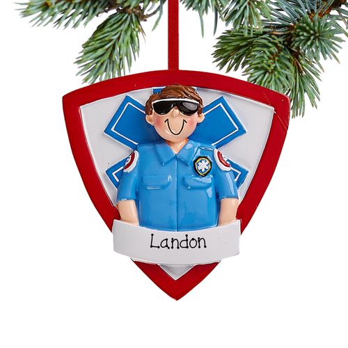 Personalized EMT Guy Christmas