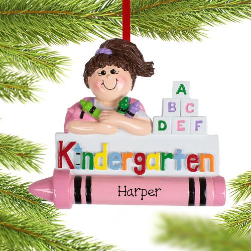 Personalized Kindergarten Girl