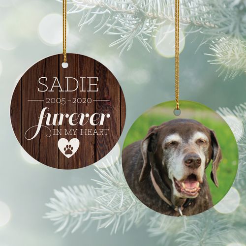 Personalized 'Furever In My Heart' Dog Memorial