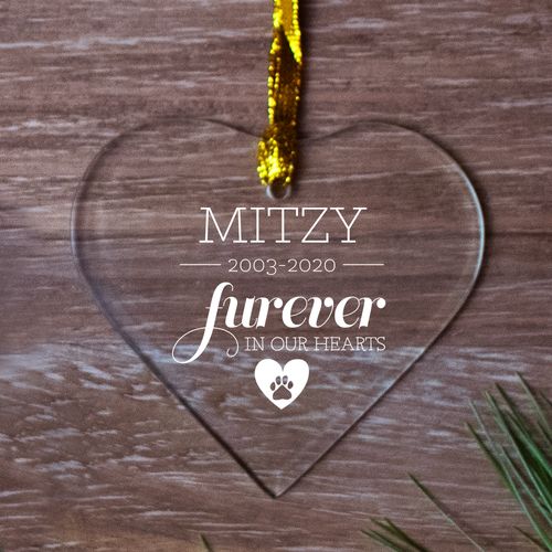 Personalized Furever in Our Hearts - Cat