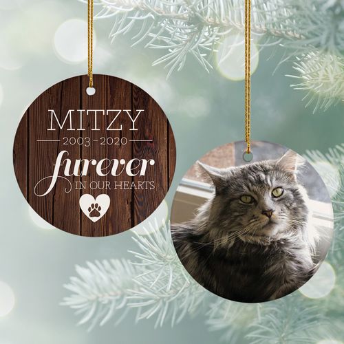 Personalized 'Furever In My Heart' Cat Memorial