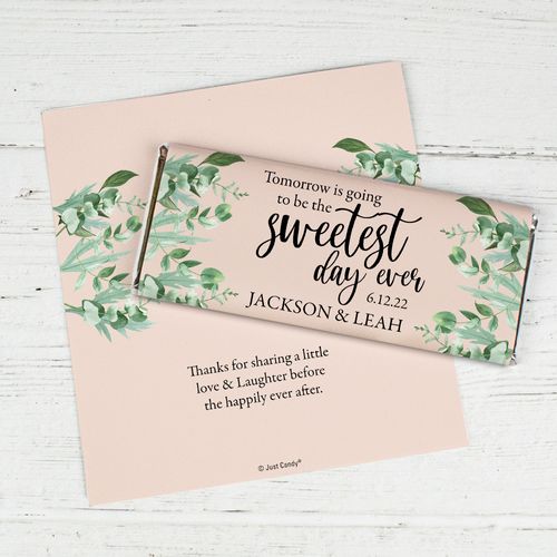 Personalized Wedding - Sweetest Day Ever Chocolate Bar Wrappers