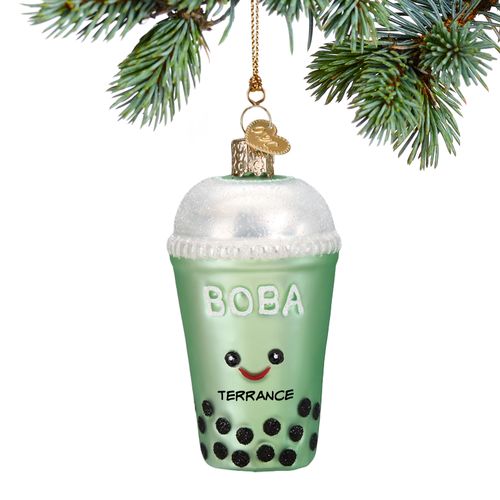 Boba Tea Holiday Ornament