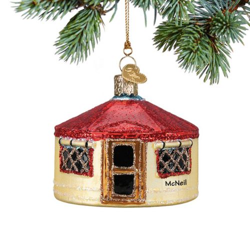 Yurt Holiday Ornament