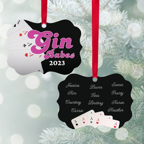 Gin Babes Holiday Ornament