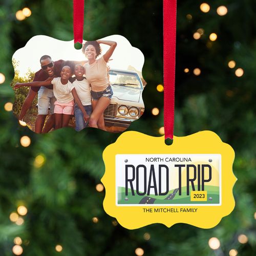 Road Trip To Anywhere Photo Holiday Ornament