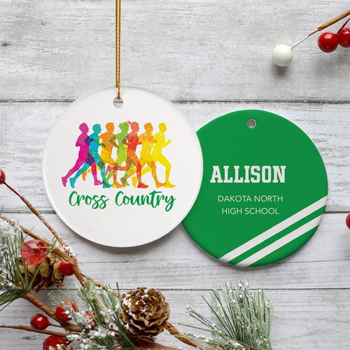 Cross Country Holiday Ornament