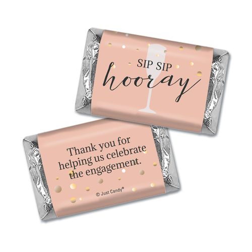 Sip Sip Wedding Personalized Miniature Wrappers