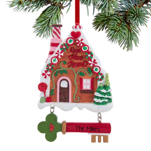 Gingerbread New Home Holiday Ornament