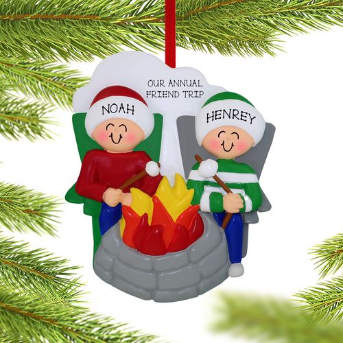 Firepit Friends Holiday Ornament