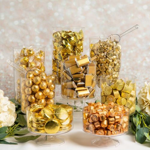 Gold Wrapped Candy Buffet