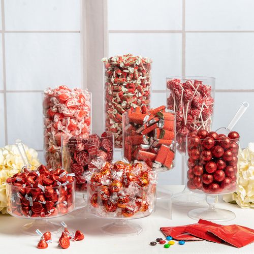Red Wrapped Candy Buffet