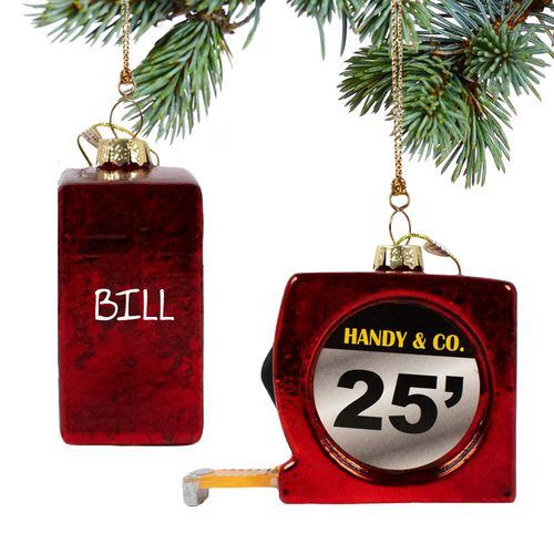 Measuring Tape Holiday Ornament