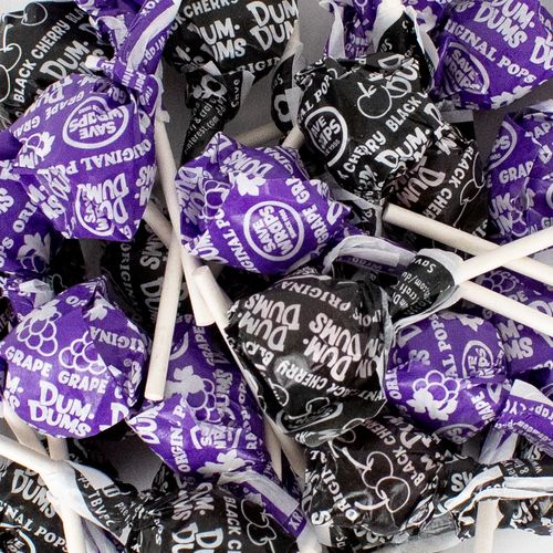 Halloween Black & Purple Dum Dums Lollipops