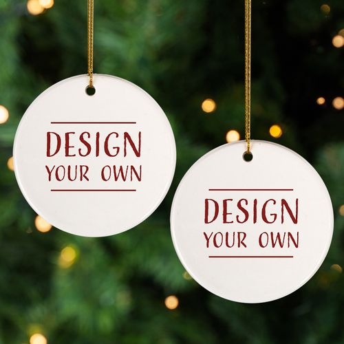 Design Your Own Photo Holiday Ornament