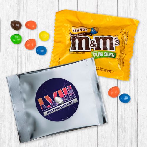 Personalized Football Party Party - Peanut M&Ms