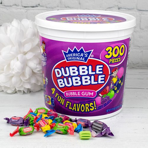 Dubble Bubble Assorted Flavors 300ct Tub