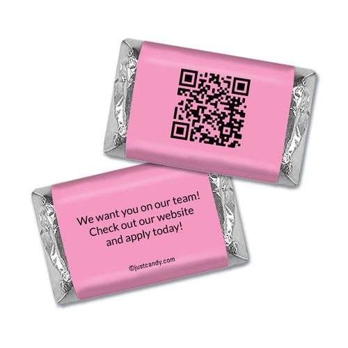 Personalized Hershey's Miniatures Wrappers Only - Business Promotional Add Your QR Code