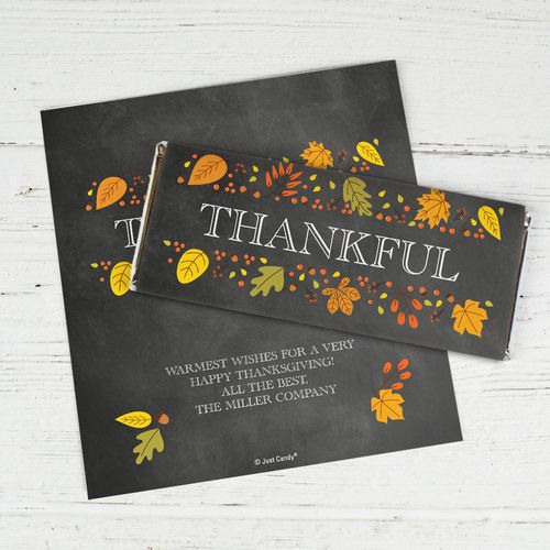 Personalized Thankful Thanksgiving Standard - Wrappers Only