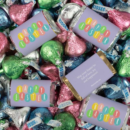 Happy Easter Egg Hunt Mix Hershey's Miniatures, Kisses and Reese's Peanut Butter Cups