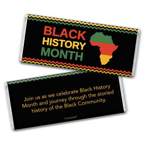 Black History Month Personalized Chocolate Bar