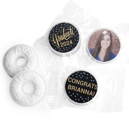 Personalized Life Savers Mints - Bonnie Marcus Graduation Dots Graduate