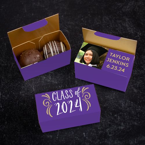 Personalized Truffle Graduation Favors 2 pcs - New Bonnie