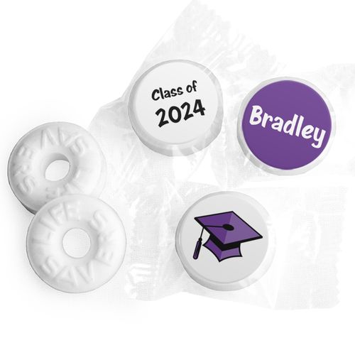 Two Tone Personalized Graduation LIFE SAVERS Mints Assembled