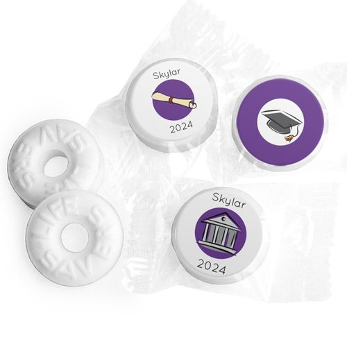 Graduation Favors - Icon Grad Stickers - Life Savers