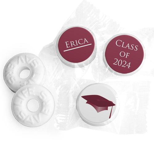 Grad Cap Personalized Graduation LIFE SAVERS Mints Assembled