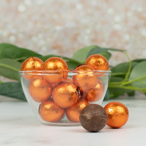 Orange Chocolate Foil Balls